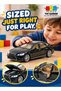 1:32 Scale Diecast Metal Luxury Hybrid Sedan Model Car – Black Pullback Toy Car for - 4