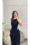 فستان سهرة مخمل بتل - 5