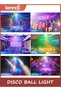 LENND Disco Ball Light,Party Disco Strobe Ocean Star Projector Dj Dance Light Sound Activated with - 4