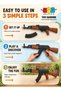 Classic Style Toy Blaster with Soft Foam Darts, Brown & Black Foam Dart Launcher with - 5