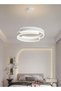 fashionhome Modern LED Acrylic Pendant Light Luster LED Rings Chandeliers Dining Table Suspension