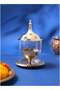 Madhoor Ambe Jyot Brass Pooja Diya Gold-Tone for Pooja, Aarti & Diwali, 16 cm, 1 Piece - 2