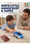 3D Flying Toy Car for Kids, 360 Degree Rotating Vehicle with Opening Wings, Colourful - 2