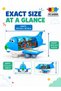 Electric Toy Airliner Plane Rotating Airplane Vehicles with Light and Music Airline Toy - 4
