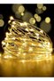 50 LED Waterproof Battery Operated Fairy Twinkle String Lights Yellow(5M 16 Ft )
