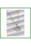 316L Steel Silver Color Chain Zircon Stone Star Medallion Model Women's Necklace Bezoss