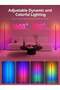 RGB Floor Lamp, Smart RGBICW LED Corner Floor Lamp 2 Pack - 16 Million DIY Colors, 68+ Scenes - 2