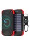 Solar Power Bank 10000mAh Qi Wireless Fast Charge Type-C LED Compass - 2