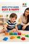 Montessori Wooden Sorting Stacking Toy Educational Shape Sorter Puzzle Preschool Color - 2
