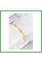 Brass Zircon Stone Row Model Gold Color Women's Bracelet Bezoss