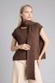 Shawl Detailed Ribbed Sweater H3793Ax26Sp - 3