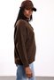 Brown Stand Collar Buttoned Sweater 251361 - 5