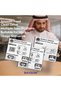 دبابيس متينة متعددة الأحجام، 23/6، 23/8، 23/10، عبوة من 3 قطع، 3000 قطعة - 6