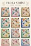 Patterned Cotton Soft Shawl Flora Series - 3