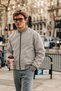 Men's Seasonal Zippered Standard Stone Raincoat