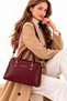 Women's Stylish Accessory Waterproof Fabric Long Strap 4-Compartment Hand and Shoulder Bag - 2