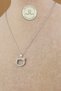 Steel Necklace - Stone Cat Chain Necklace 316L Steel Necklace Does Not Tarnish or Fade 39+5cm - 2