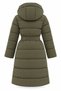 New Season Women's Belt Detailed Midi Length Puffer Coat - 2