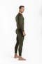 Unisex Thermal Skiing Camping Sports Flexible Warm Bottom Top Sand Underwear Leggings Set - 5