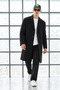 Men's Classic Buttoned Premium Black Coat - 4