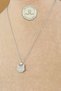 Steel Necklace - Stone Cat Chain Necklace 316L Steel Necklace Does Not Tarnish or Fade 39+5cm - 4