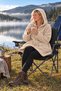 Rashell Welsoft Multi-Purpose Jacket Bathrobe Dressing Gown Zippered Hooded - 4