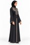 Abaya with Shoulder Embroidery and Belt |   Shoulder Embroidered Abaya with Belt - 2