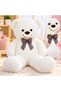 Plush Teddy Bear 80 cm Large Size Teddy Bear with White Bow - 5