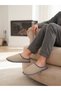Men's Non-Slip Silent Insole Fur-Lined Home Slippers and Comfortable House Slippers - 2