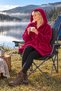 Rashell Welsoft Multi-Purpose Jacket Bathrobe Dressing Gown Zippered Hooded - 4