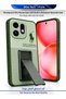 Oppo Reno16 5G 2026 Shockproof TPU Phone Case with Built-in Kickstand Textured Anti-Slip Protective Case Cover