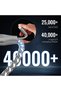 كابل USB A إلى Lightning بطول 10 أقدام/3 أمتار للآيفون، شحن سريع 18 واط/3 أمبير، مزامنة بيانات بسرعة 480 ميجابت في الثانية، مصنوع من النايلون المضفر. - 4