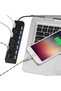 موزع USB 2.0 بـ 7 منافذ، سرعة نقل بيانات تصل إلى 450 ميجابت في الثانية، منافذ مستقلة، متوافق مع أنظمة ويندوز/ماك/لينكس، للوحة المفاتيح، الماوس، الطابعة. - 5