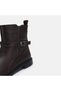 Large Size Women's Genuine Leather Boots 41-42-43-44-Brown - 4