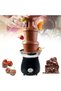 DUNISO Three-Layer Chocolate Fountain Machine, Chocolate Melting Pot, Electric Lava Chocolate