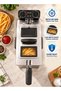 SONASHI Electric Deep Fryer with Stainless Steel Housing - 3.0L Capacity | Perfect for French - 5