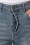 Men's Slim Fit Lycra Stonewashed Cotton Navy Blue Jeans – Button Closure Jean 26051 - 4