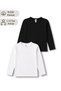 1-13 Years Old 100% Cotton Unisex Children's Long Sleeve T-Shirt / Girls' and Boys' Basic Bodysuit / Seasonal Bodysuit
