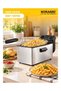 SONASHI Electric Deep Fryer with Stainless Steel Housing - 3.0L Capacity | Perfect for French