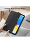 Case for iPad 10th Generation 10.9 Inch (2022 Model), Slim Stand Hard Back Shell Cover with Auto Wake/Sleep Function, Black Color - 3