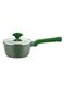 Essentials Sauce Pan with Glass Lid 18 cm | Induction Compatible Non Stick Pan | Granite