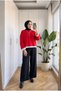 Women's Romantic Scallop Lace Detailed Long Sleeve Body 60 cm - 2