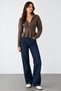 Women's Turtleneck Zippered Knitwear Cardigan - 3
