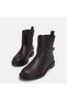 Large Size Women's Genuine Leather Boots 41-42-43-44-Brown - 3