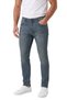 Men's Slim Fit Lycra Stonewashed Cotton Navy Blue Jeans – Button Closure Jean 26051