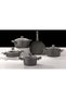 AVCI Home Maker Primera Luxury Granitec 9 Piece Non-Stick Cookware Set With Glass Lids, Induction - 2