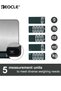 REOCLE Digital Kitchen Scale with 1g Precision and Stainless Steel Platform Electronic Food Scale - 3