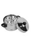 4 L 4-Plate Stainless Steel Idli Steamer Cooker, 4 Racks for 16 Idlis, Steam Vent