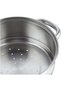 VINOD Stainless Steel 3-Tier Steamer with Glass Lid, 20 cm | 2.5mm Thick Base | Multi-Purpose - 2