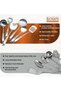 BERAM Kitchen Utensils Set with Stand, S-Shaped 304 Stainless Steel, Spatula, Skimmer, Soup Ladle - 3